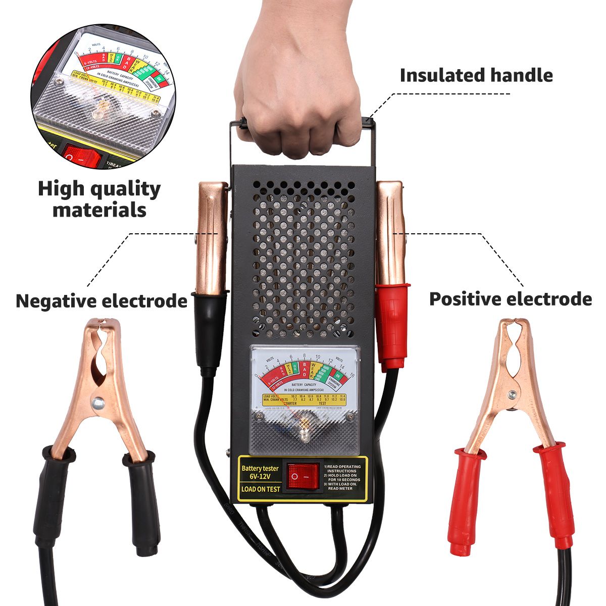 Car Battery Load Tester 6V-12V - Battery Load Tester recension och pris