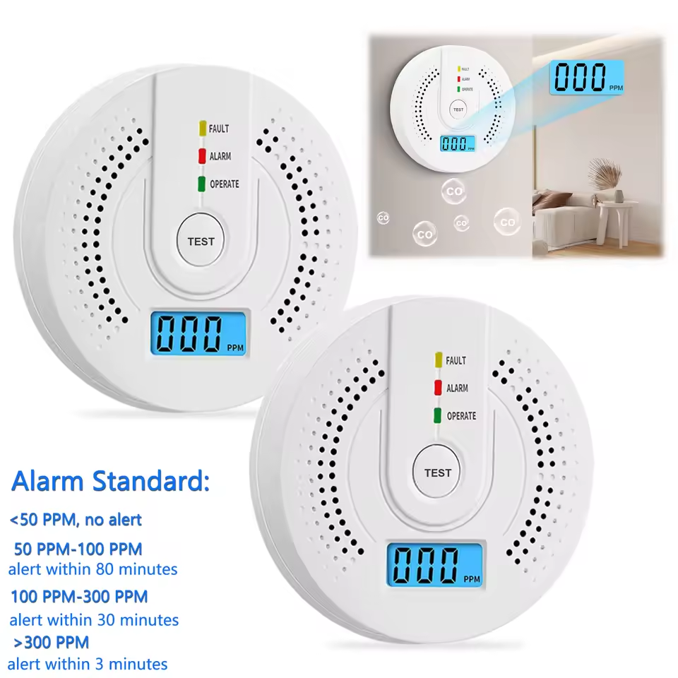 Carbon Monoxide Detector CO Ga - Smoke Leak Detector recension och pris
