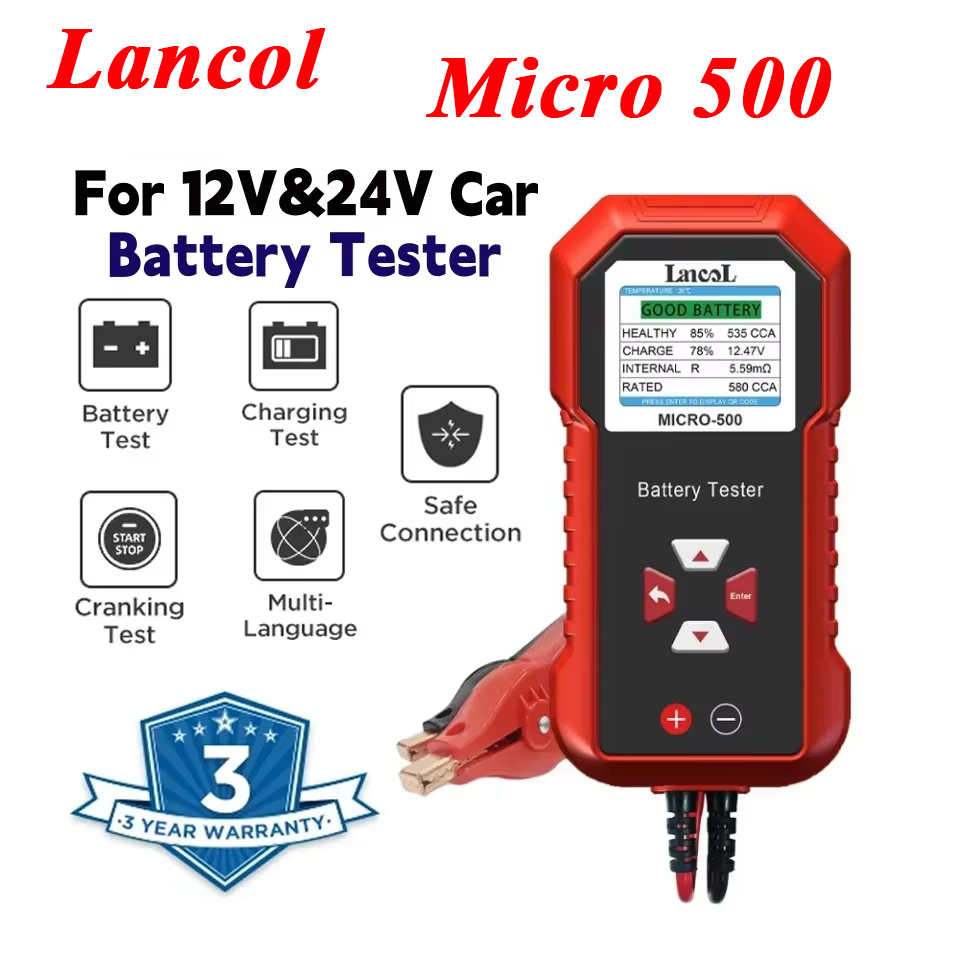 Lancol Micro 500 12V 24V Car B - Battery Load Tester recension och pris