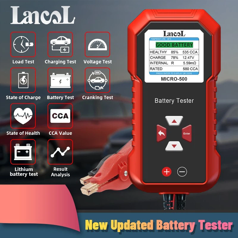 Lancol Micro 500 12V 24V Car B - Battery Load Tester recension och pris