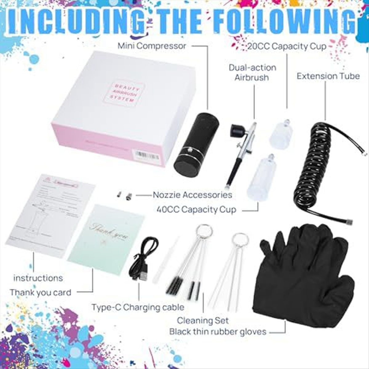 AirBrush Kit with Air Compress - Air Compressor recension och pris