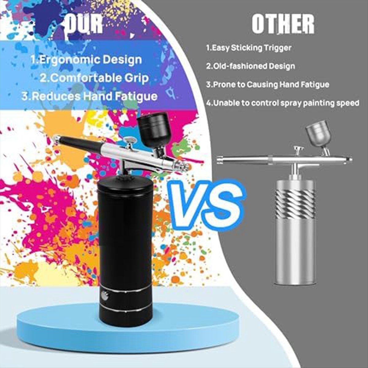 AirBrush Kit with Air Compress - Air Compressor recension och pris