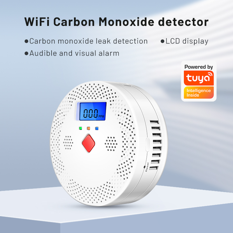 Tuya WiFi Smart Carbon Monoxid - Smoke Leak Detector recension och pris