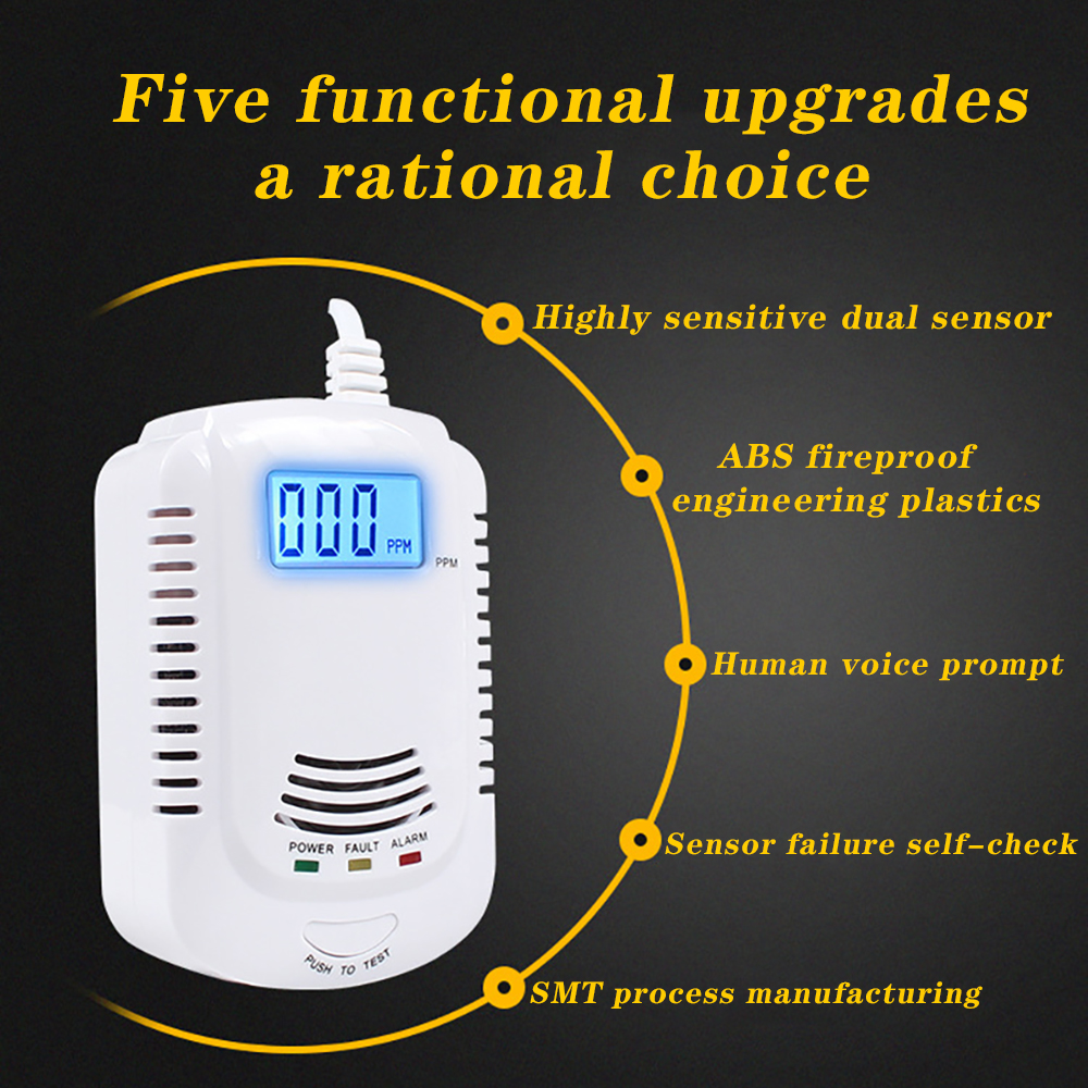 New CO Leak Detector 2-in-1 Ca - Smoke Leak Detector recension och pris