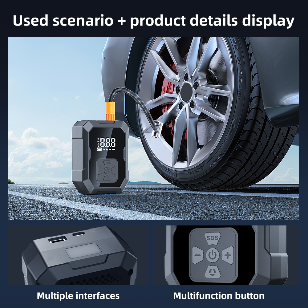 YIJU Mini Air Pump Tire Inflat - Air Compressor recension och pris